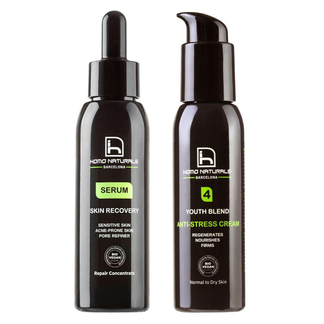 Serum antiedad para hombre y crema antiarrugas para hombre