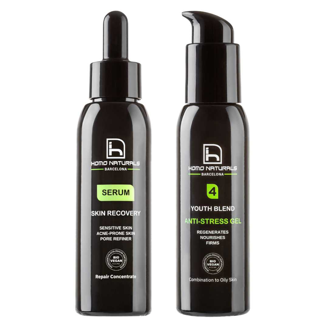 Serum antiedad hombre y crema antiarrugas para hombre